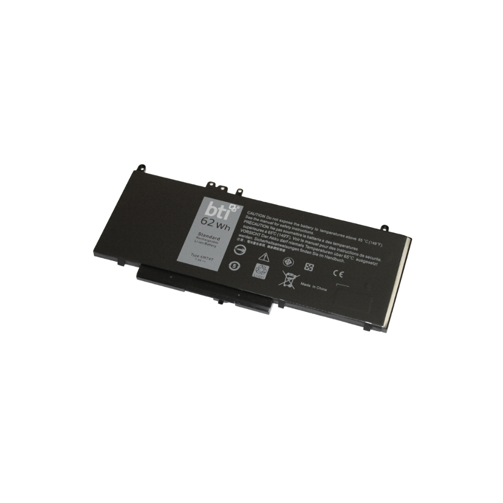 BTI E5570 Industrial Rechargeable Batteries - Black