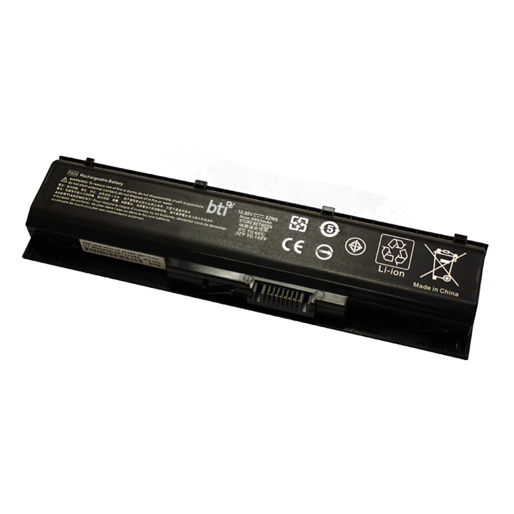 BTI 6-cell Industrial Rechargeable Batteries - Black