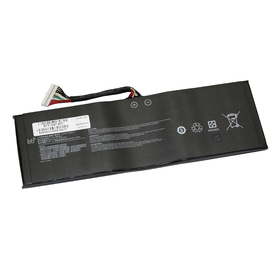 BTI 925TA037H Industrial Rechargeable Batteries - Black