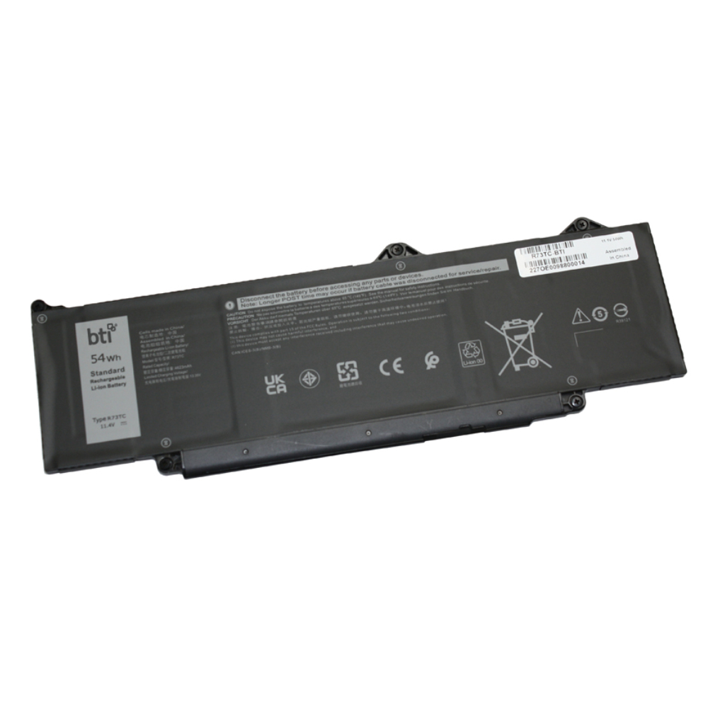 BTI 9HKT5 Industrial Rechargeable Batteries - Black