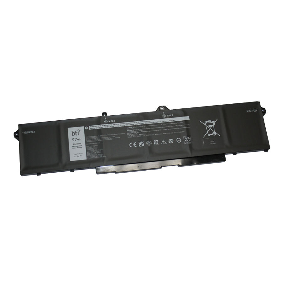BTI 97Wh Industrial Rechargeable Batteries - Black