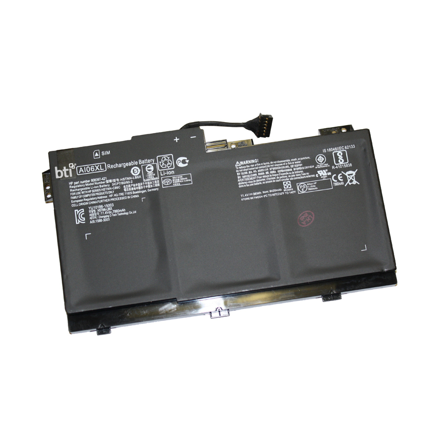 BTI AI06096XL-PR Industrial Rechargeable Batteries - Black