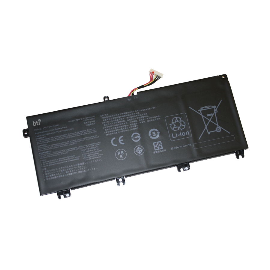 BTI B41BN95 Industrial Rechargeable Batteries - Black