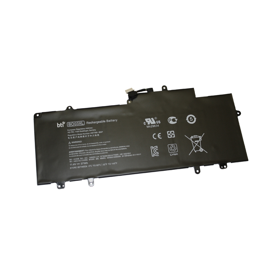 BTI 37Wh Industrial Rechargeable Batteries - Black