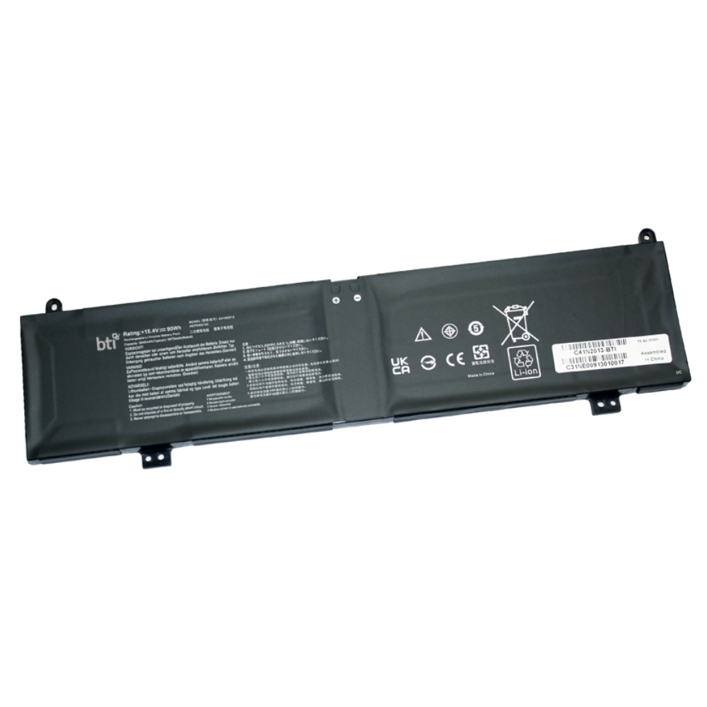 BTI 90Wh Industrial Rechargeable Batteries - Black