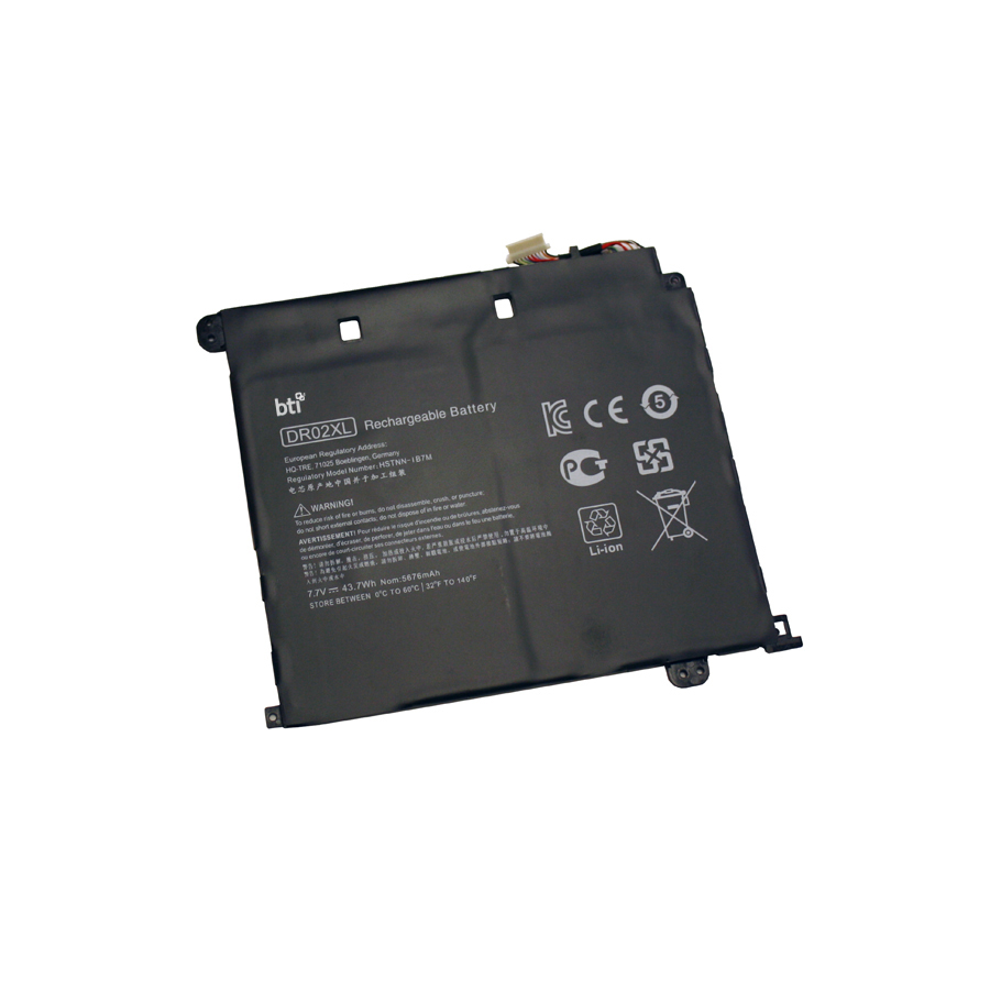 BTI DR020 Industrial Rechargeable Batteries - Black