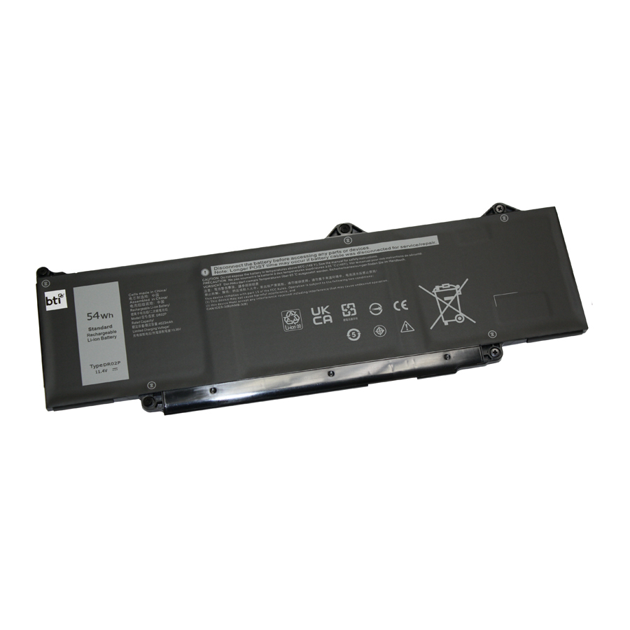 BTI DR02P Industrial Rechargeable Batteries - Black