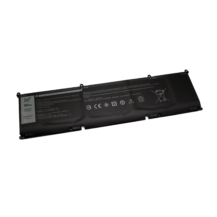 BTI DVG8M Industrial Rechargeable Batteries - Black