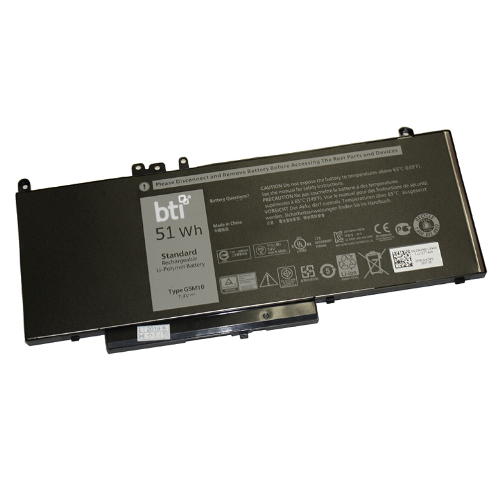BTI E5450 Industrial Rechargeable Batteries