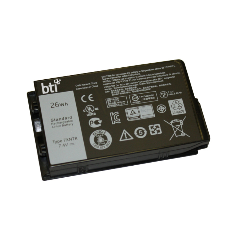 BTI FH8RW Industrial Rechargeable Batteries - Black