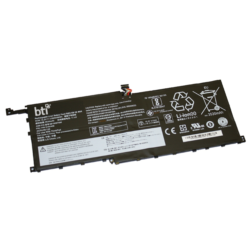 BTI FPCBP429AP Industrial Rechargeable Batteries - Black