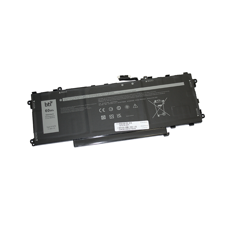BTI 2IN1 Industrial Rechargeable Batteries - Black