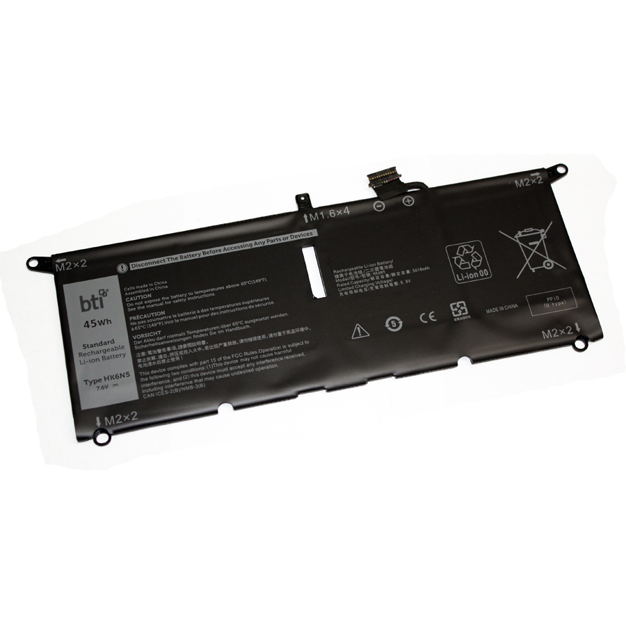 BTI HK6N5- Industrial Rechargeable Batteries - Black