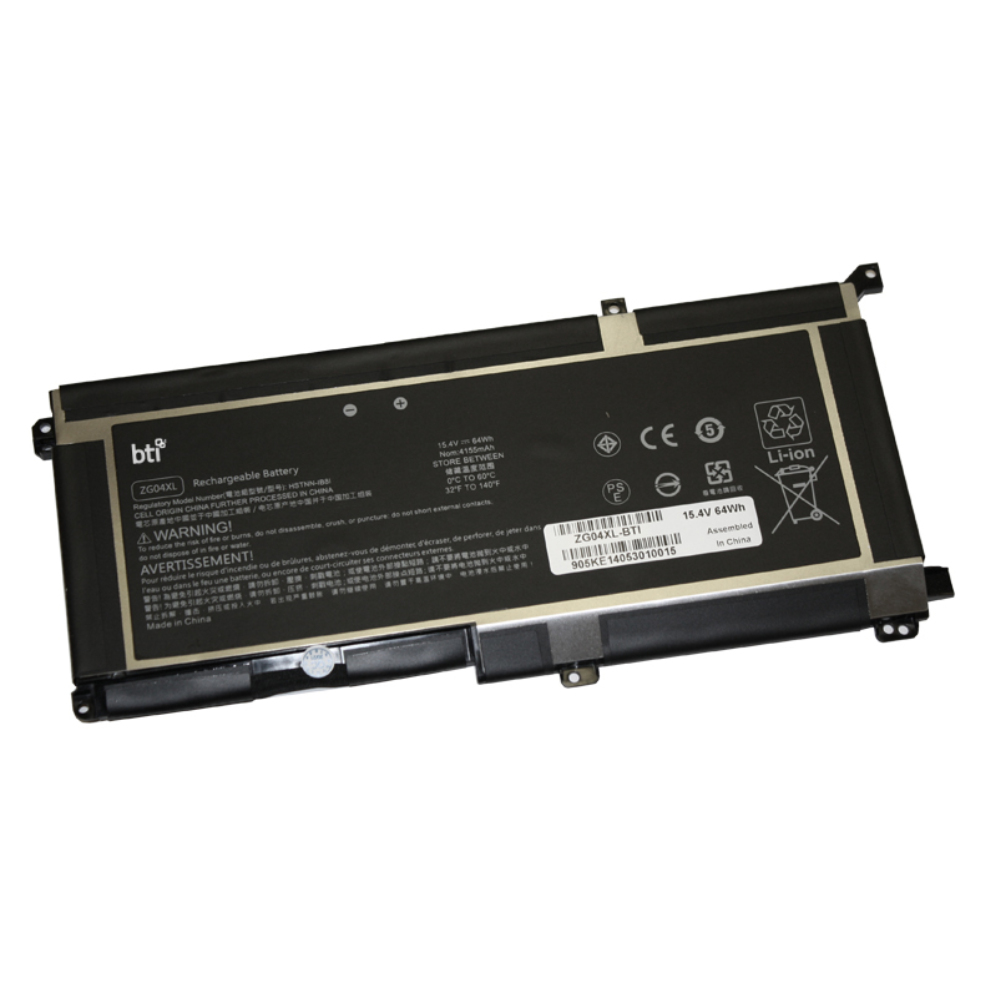 BTI HSTNN-IB8I Industrial Rechargeable Batteries - Black
