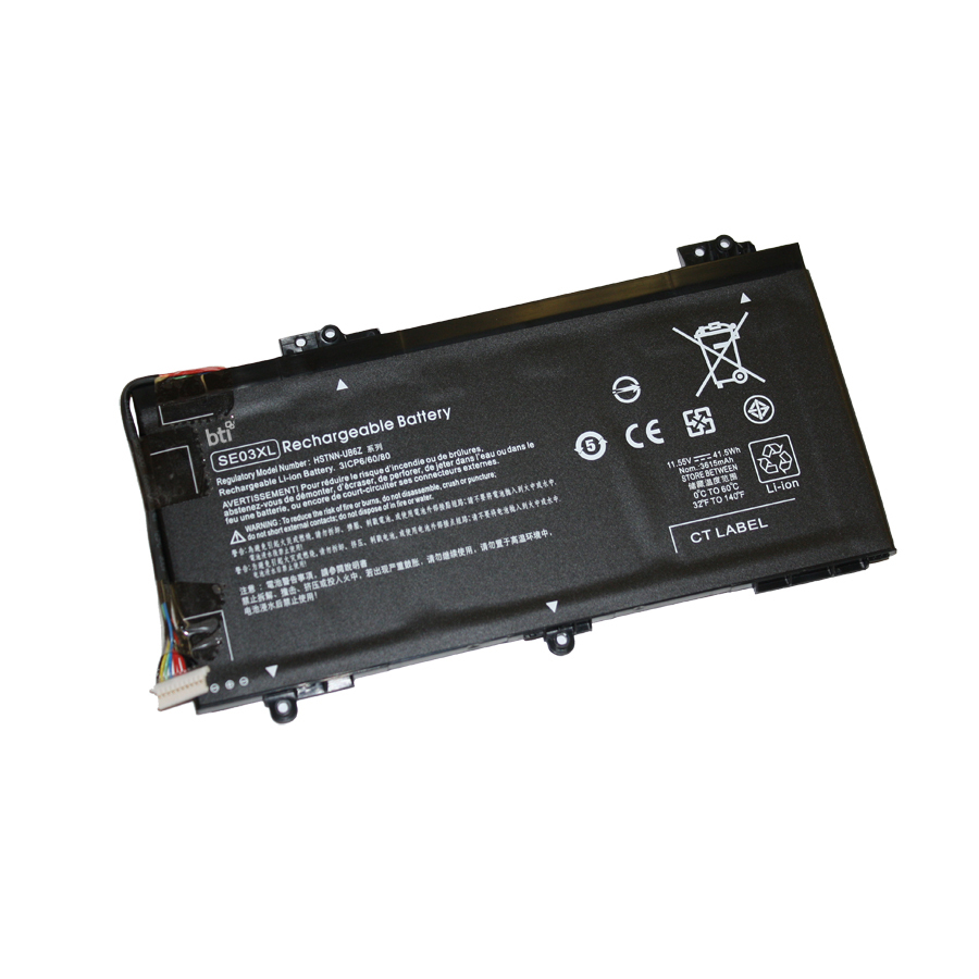 BTI HSTNN-LB7G- Industrial Rechargeable Batteries - Black