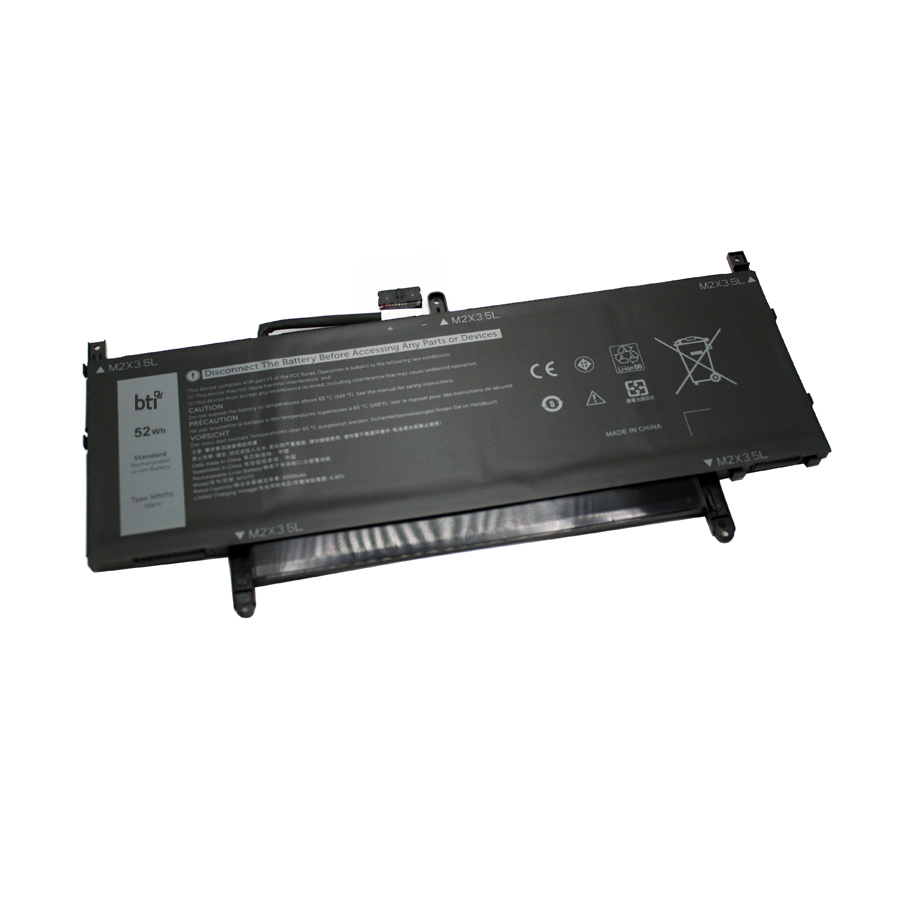 BTI 52Wh Industrial Rechargeable Batteries - Black