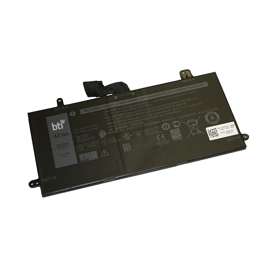 BTI J0PGR Industrial Rechargeable Batteries - Black