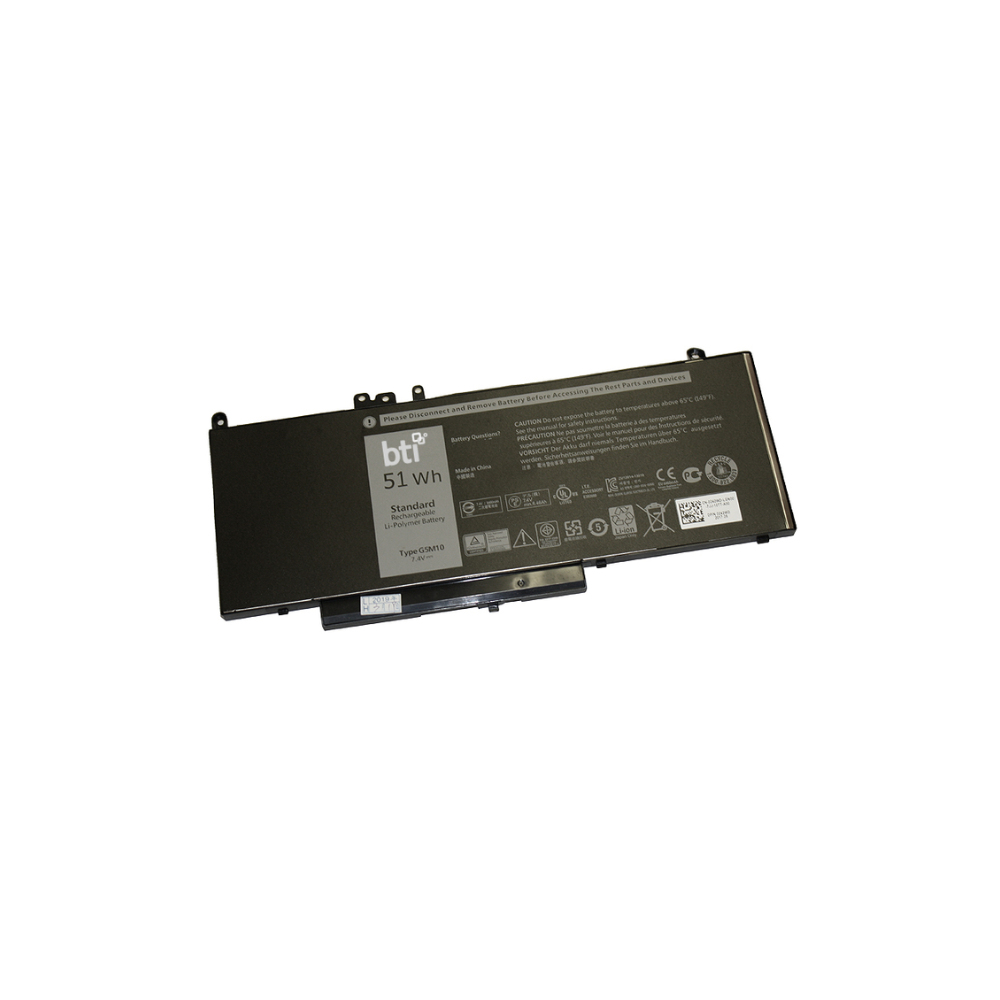 BTI E5450 Industrial Rechargeable Batteries - Black
