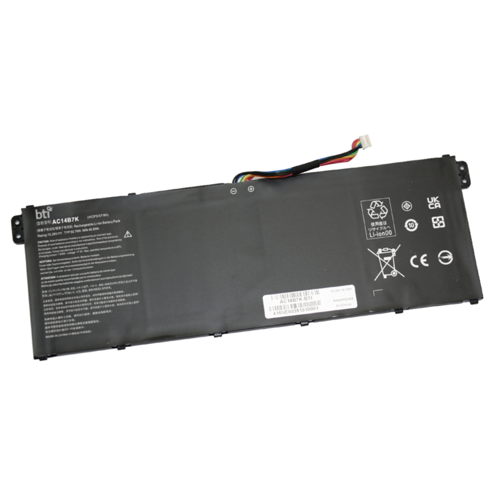 BTI 0040G Industrial Rechargeable Batteries - Black