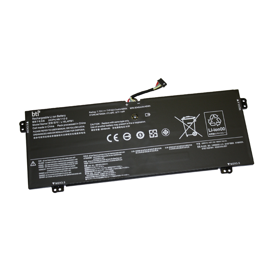 BTI L16M4PB1 Industrial Rechargeable Batteries - Black