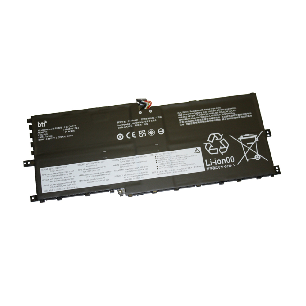 BTI L17M4P71 Industrial Rechargeable Batteries - Black