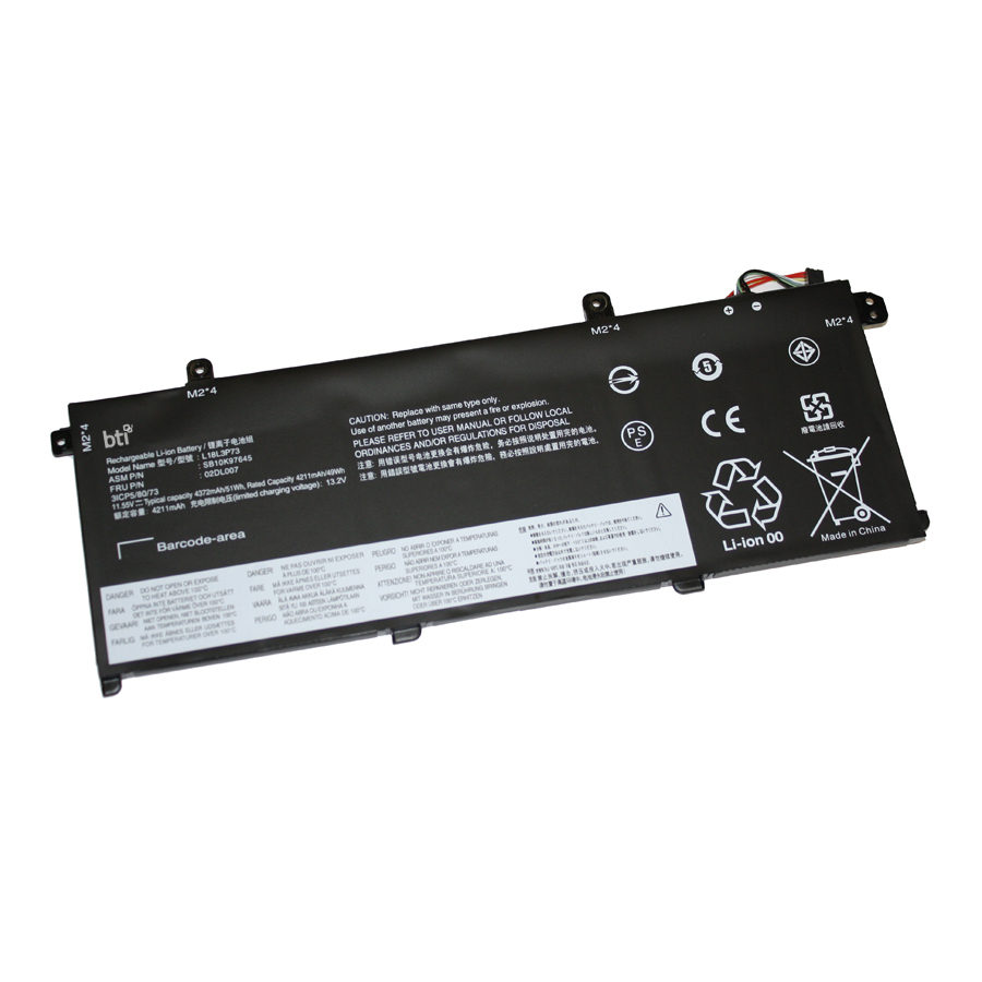 BTI L18M3P73 Industrial Rechargeable Batteries - Black