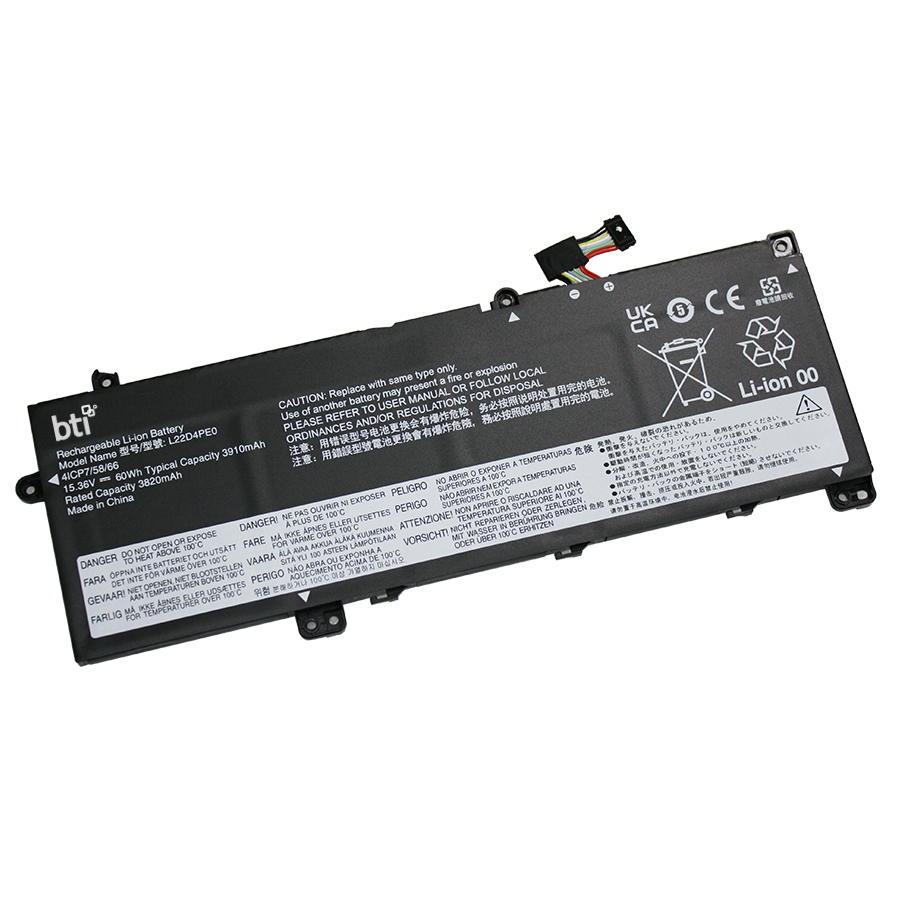 BTI G6ABP Industrial Rechargeable Batteries - Black