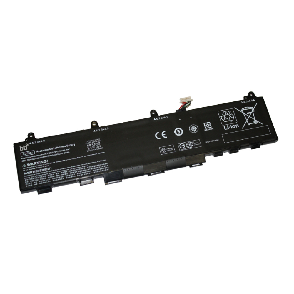 BTI L77608-421 Industrial Rechargeable Batteries - Black
