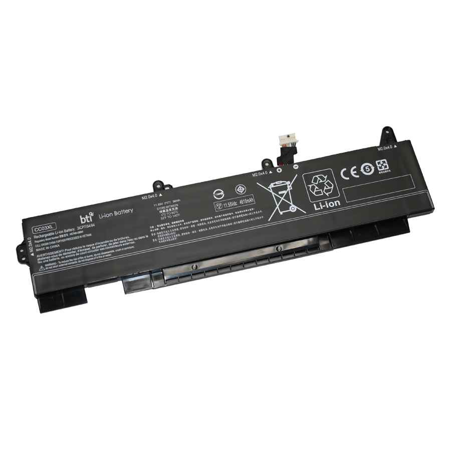 BTI L77622-2C1 Industrial Rechargeable Batteries - Black