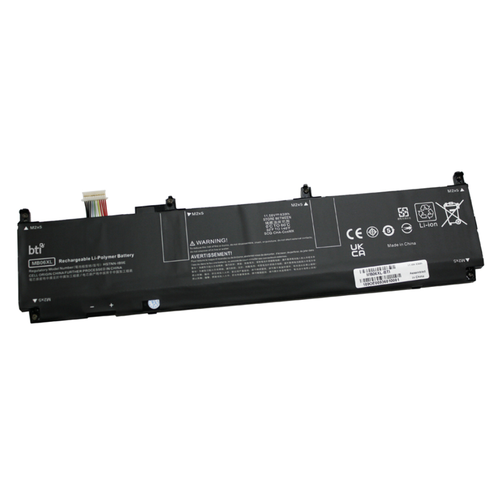 BTI L78553-005 Industrial Rechargeable Batteries - Black
