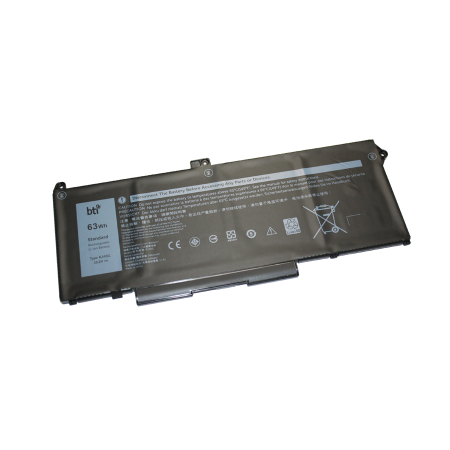 BTI 4-cell Industrial Rechargeable Batteries - Black