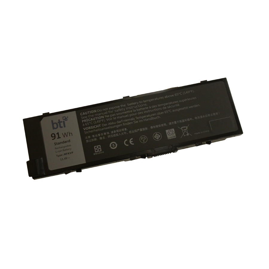 BTI 91Wh Industrial Rechargeable Batteries - Black