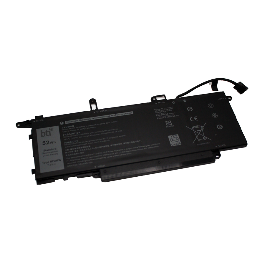 BTI NF2MW- Industrial Rechargeable Batteries - Black