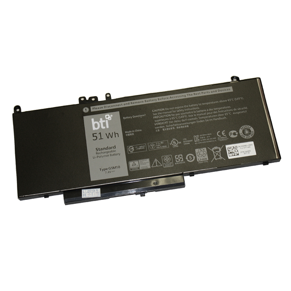 BTI E5450 Industrial Rechargeable Batteries