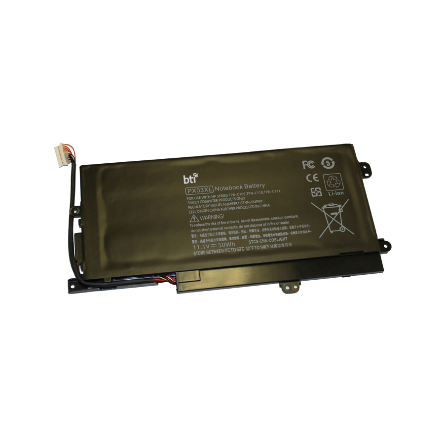 BTI 50Wh Industrial Rechargeable Batteries - Black