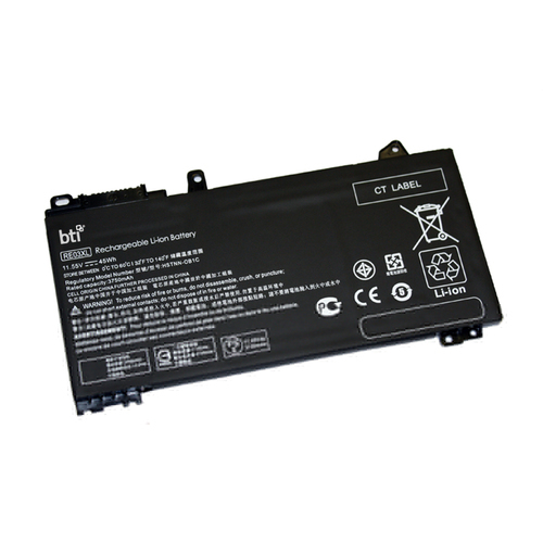 BTI 455R Industrial Rechargeable Batteries - Black