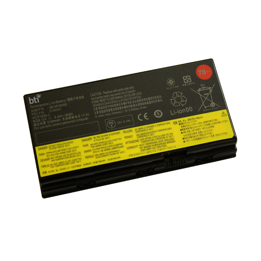 BTI SB10F46468 Industrial Rechargeable Batteries - Black