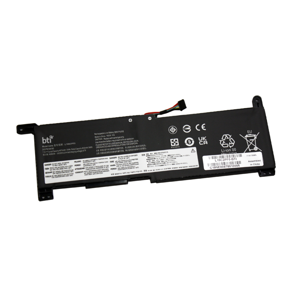 BTI SB10V25256 Industrial Rechargeable Batteries - Black