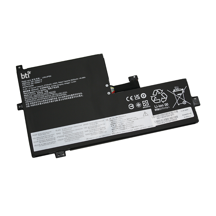 BTI SB11B36318 Industrial Rechargeable Batteries - Black