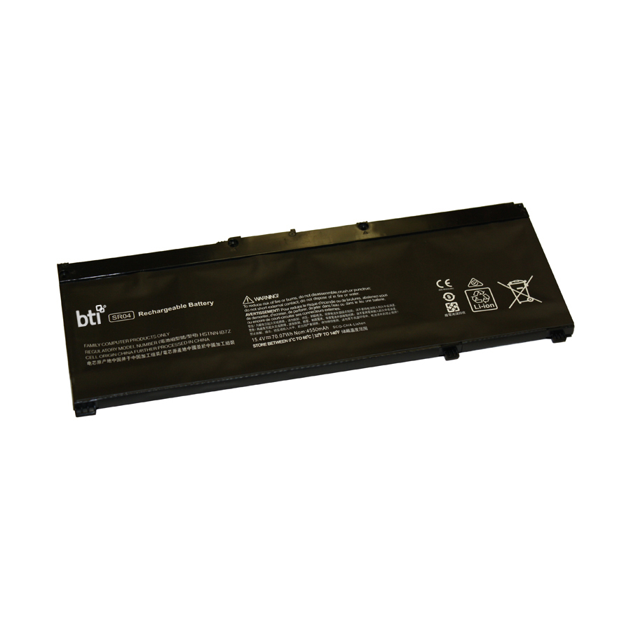 BTI SR04070XL-PL Industrial Rechargeable Batteries - Black