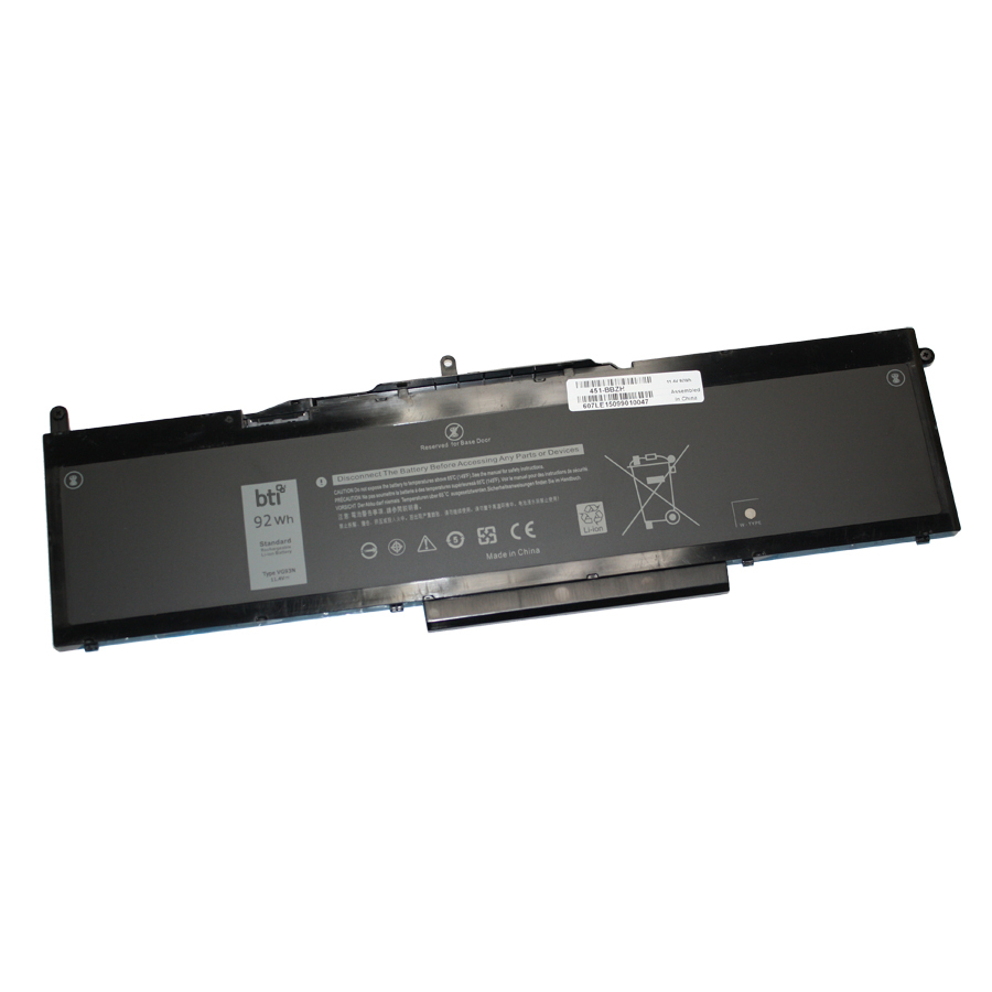 BTI 92Wh Industrial Rechargeable Batteries - Black