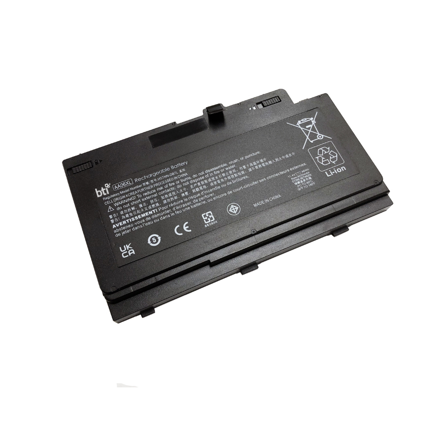 BTI Z3R03AA Industrial Rechargeable Batteries - Black