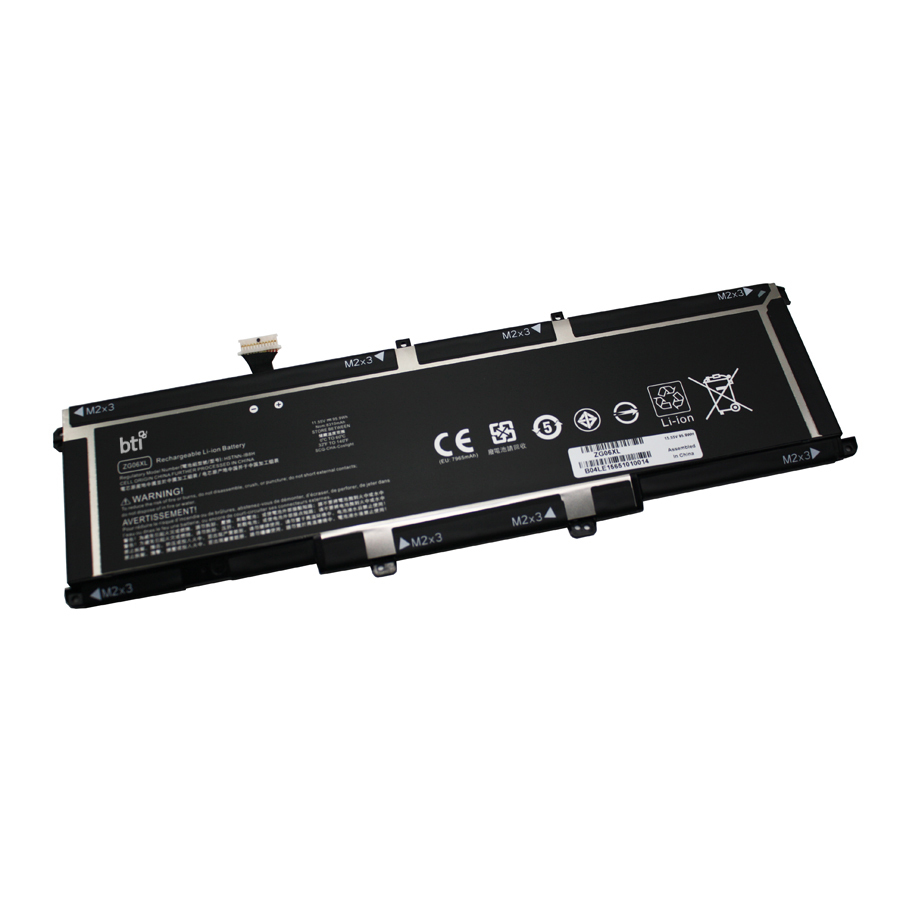 BTI ZG06095XL Industrial Rechargeable Batteries - Black