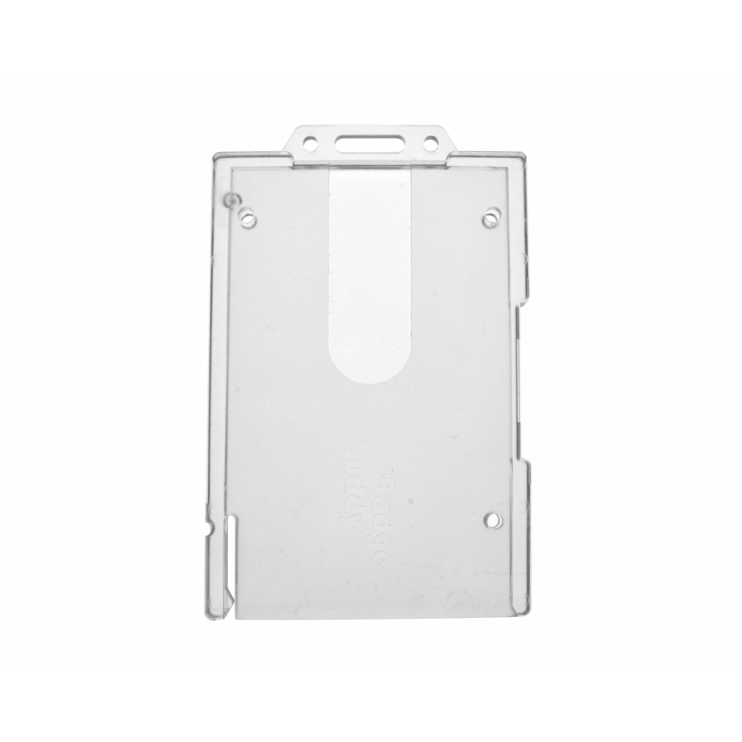 Badge Buddy Enclosed Badge Buddy Card Holders - Portrait - Pack of 100