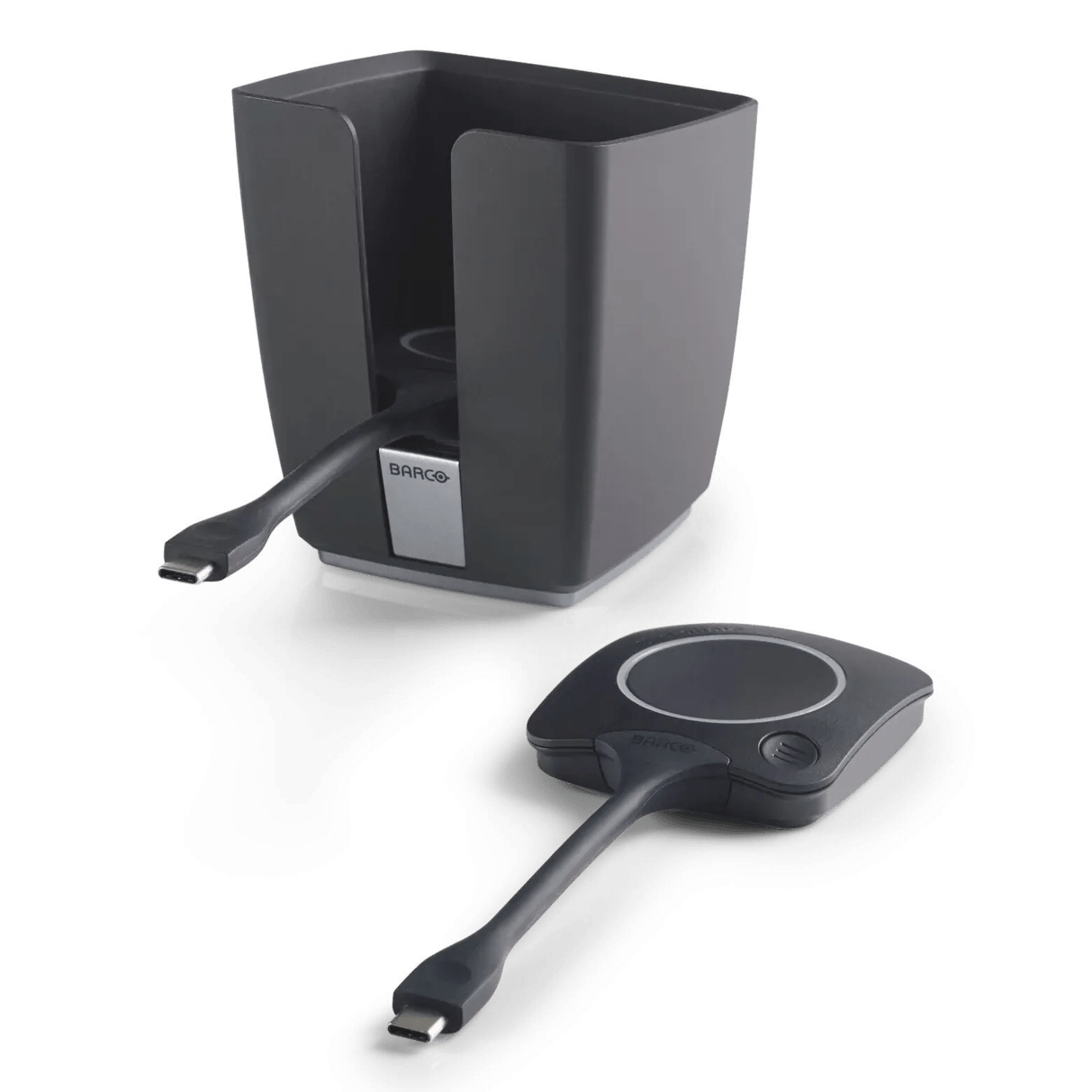 Barco Tray 2 x USB-C buttons Black