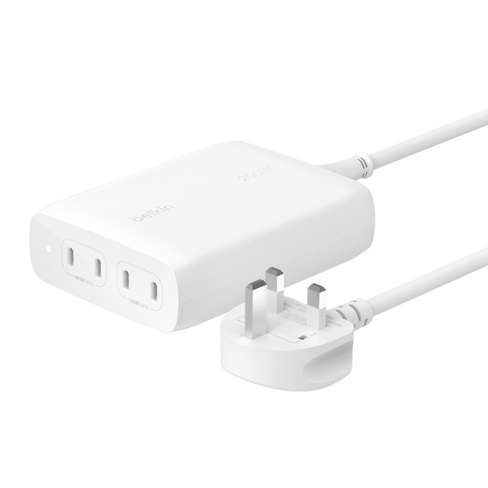 Belkin 4-PORT Mobile Device Chargers - White