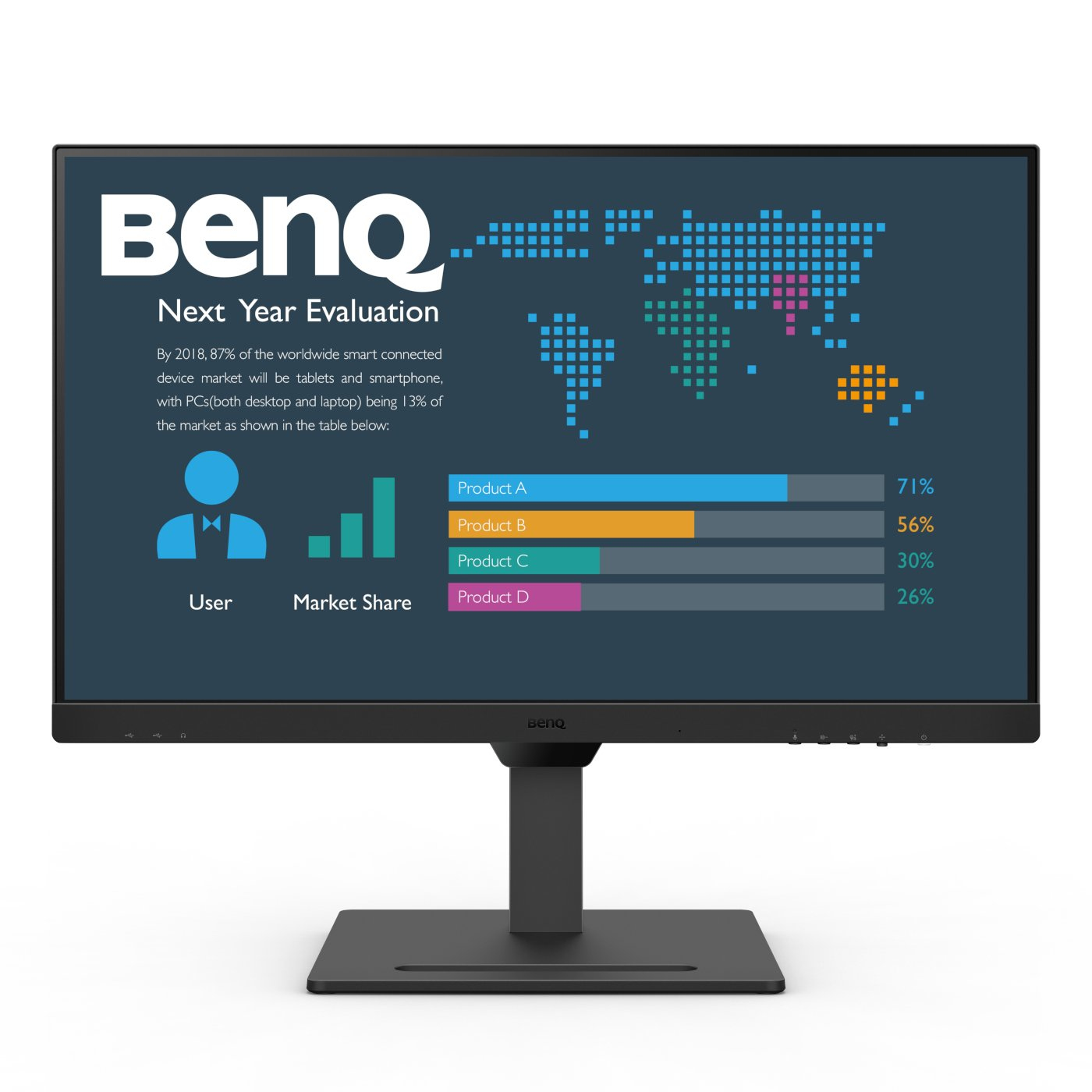 BenQ BL2790QT Computer Monitors - 27 Inches - Black