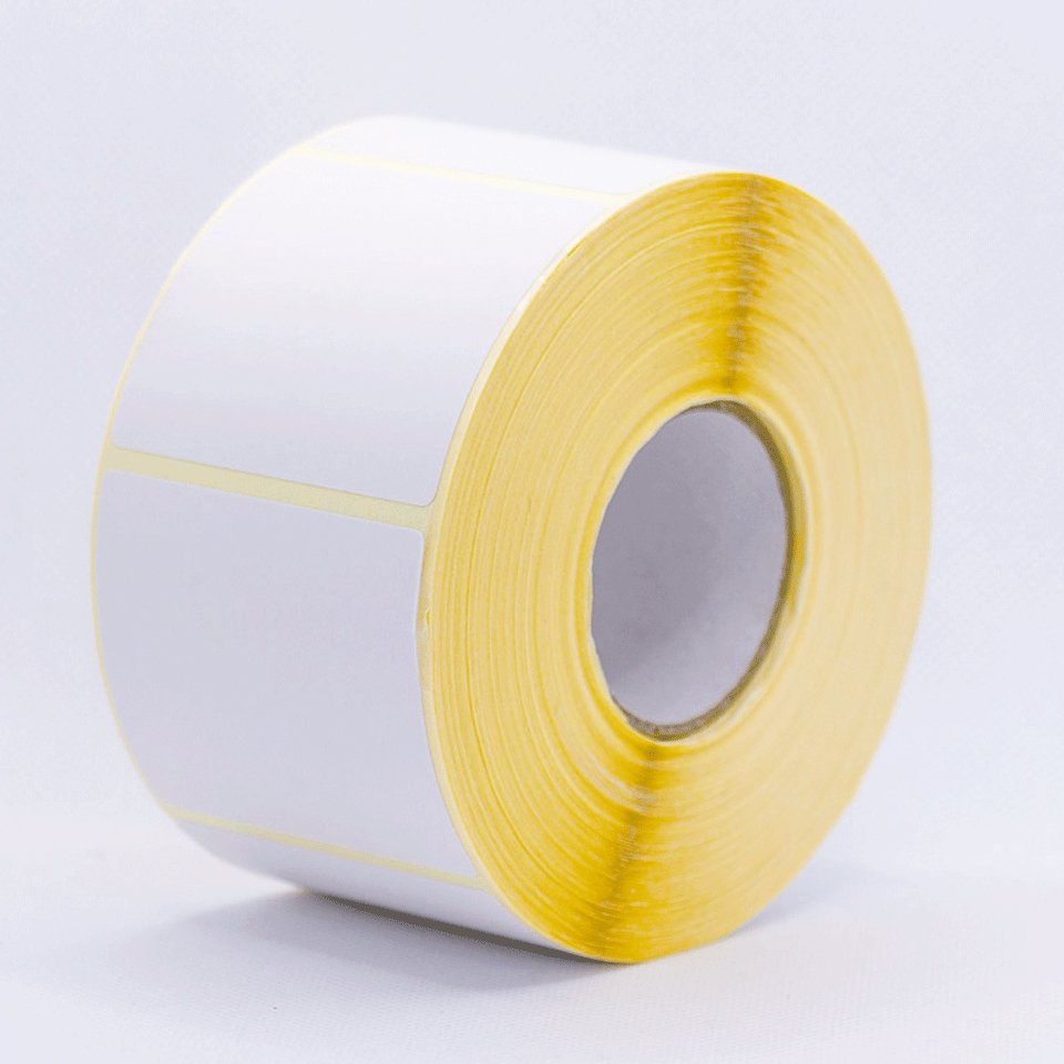 Brother BDH-1J050055-12 White Self-adhesive printer label