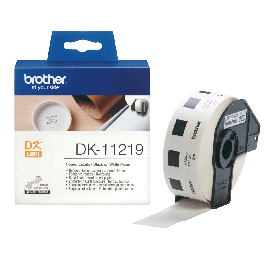 Brother DK-11219 Printer Labels - White
