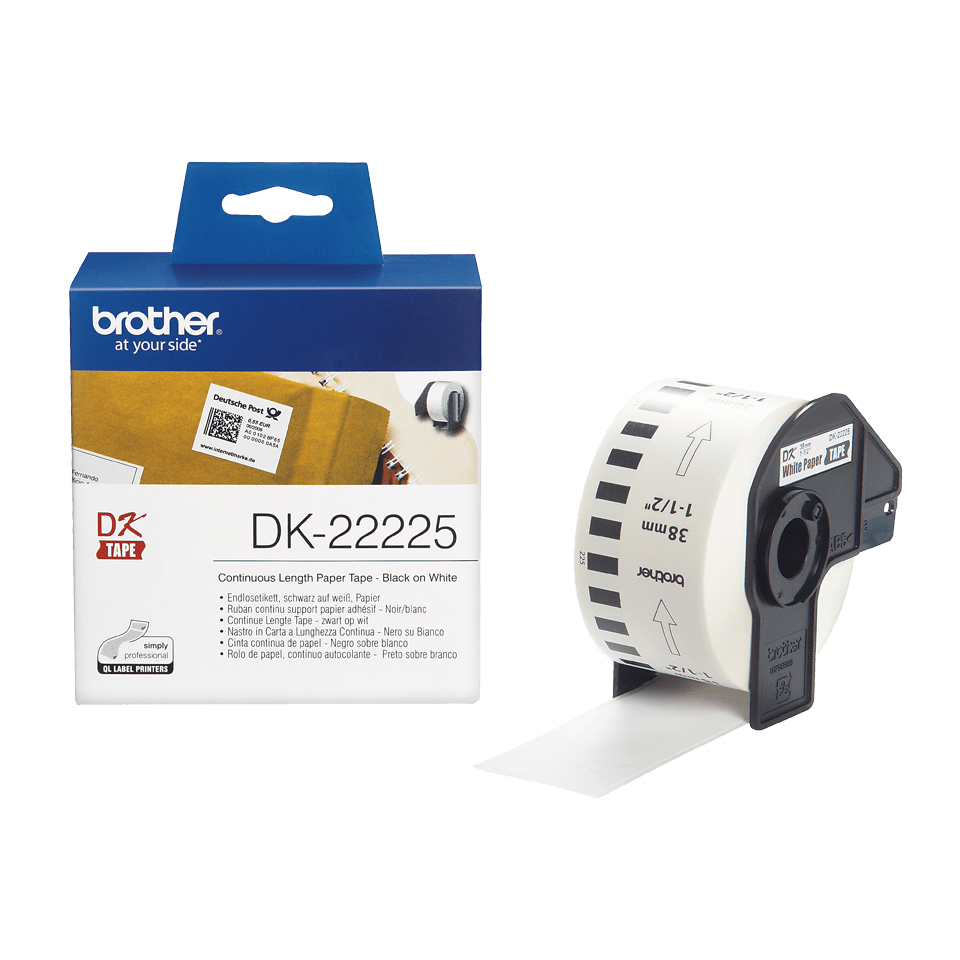 Brother DK-22225 Label-Making Tapes - White